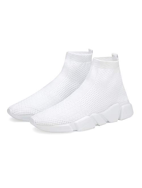 Hetios Girls Sneakers Running Shoes High-Heeled Balenciaga Look Socks Shoes Boys Athletic SNE.