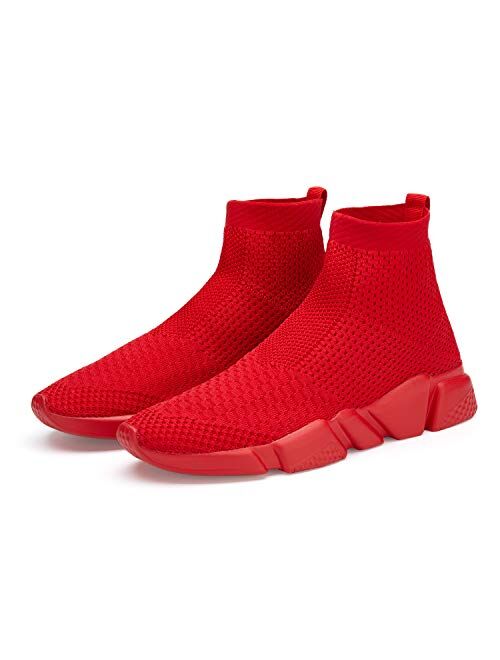 Hetios Girls Sneakers Running Shoes High-Heeled Balenciaga Look Socks Shoes Boys Athletic SNE.