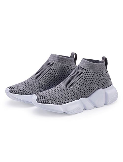 Hetios Girls Sneakers Running Shoes High-Heeled Balenciaga Look Socks Shoes Boys Athletic SNE.