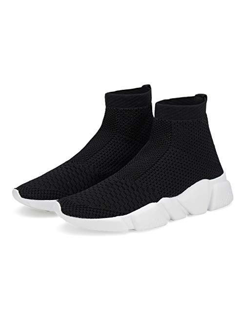 Hetios Girls Sneakers Running Shoes High-Heeled Balenciaga Look Socks Shoes Boys Athletic SNE.