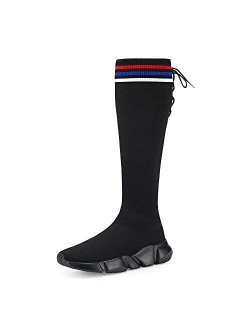 Casbeam Boys Fashion Sock Shoes Breathable Lightweight Balenciaga Look Casual Sports Walking Sneakers Slip on Shoes