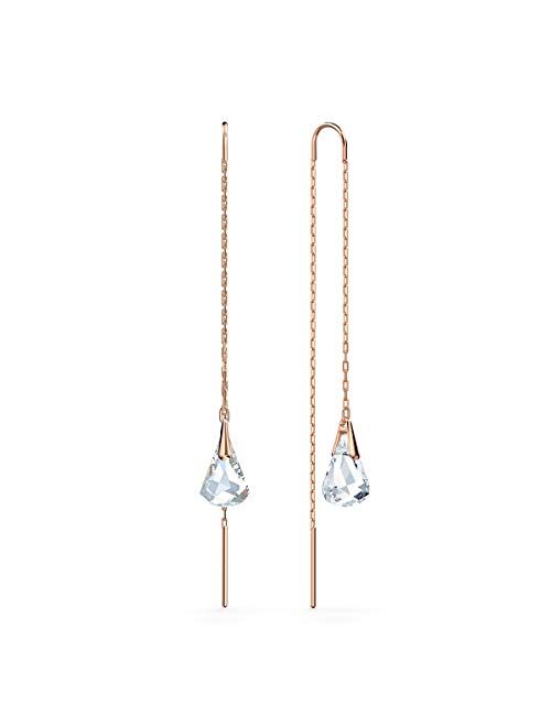 SWAROVSKI Women's Spirit Necklace & Earrings Clear White Brilliant Faceted Crystal Jewelry Collection