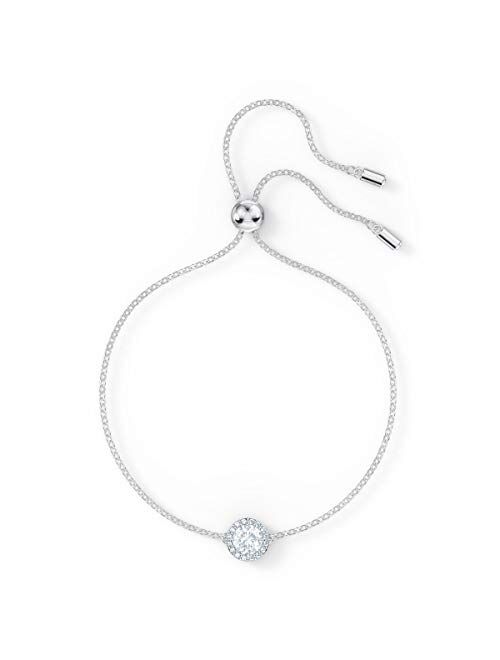 SWAROVSKI Women's Angelic Necklace & Bracelet Green and White Crystal Jewelry Collection