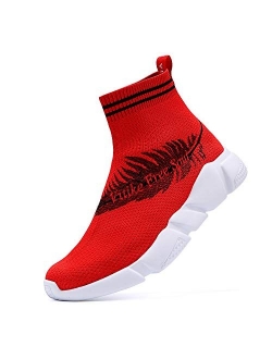 JMFCHI Womens Walking Shoes Sock Sneakers Girls Running Shoe Balenciaga Look Sneaker Mesh Air Cushion Slip-on Running Shoes