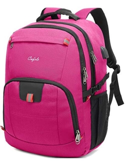 CAFELE 17.3 Laptop Backpack Travel Computer Backpack College Bookbag School Backpack with USB Charging Port