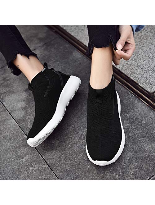 Zuwoigo Balenciaga Look Walking Shoes Casual Knit Slip-on Mesh Sneakers