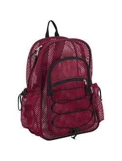 Eastsport XL Semi-Transparent Mesh Backpack with Comfort Padded Straps and Bungee