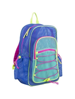 Eastsport XL Semi-Transparent Mesh Backpack with Comfort Padded Straps and Bungee