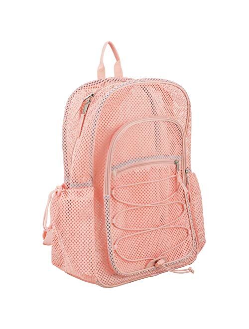 Eastsport XL Semi-Transparent Mesh Backpack with Comfort Padded Straps and Bungee