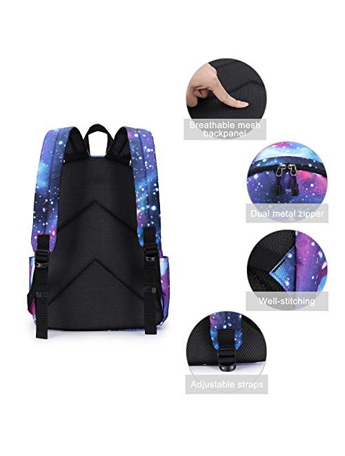 School backpack for Girls Boys,Water Resistant Durable Casual Basic Bookbag for Students