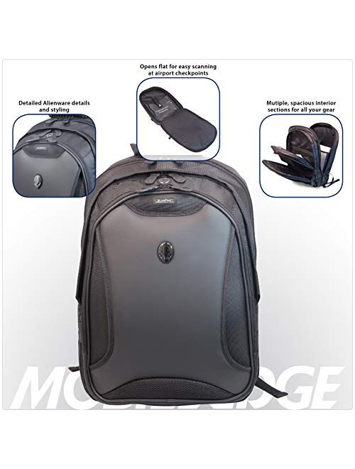 Mobile Edge Alienware Orion M17x ScanFast TSA Checkpoint Friendly 17.3-Inch Gaming Laptop Backpack (ME-AWBP2.0), Black