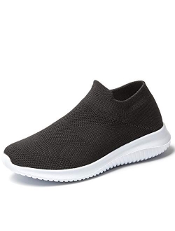 DOTTIE Women's Balenciaga Look Comfort Elastic Sock Slip On Lightweight Non-Slip Walking Shoes