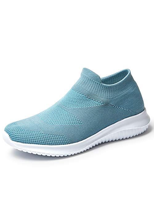 DOTTIE Women's Balenciaga Look Comfort Elastic Sock Slip On Lightweight Non-Slip Walking Shoes