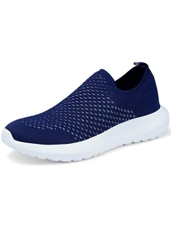 LANCROP Women's Sock Walking Shoes Balenciaga Look Comfortable Slip on Easy Office Sneakers