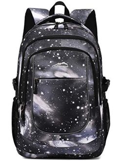 Backpack Bookbag for School College Student Travel Business Hiking Fit Laptop Up to 15.6 Inch