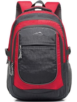 Backpack Bookbag for School College Student Travel Business Hiking Fit Laptop Up to 15.6 Inch