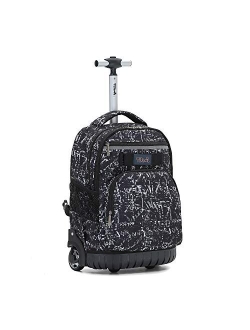 Rolling Backpack 19 inch Wheeled LAPTOP Boys Girls Travel School Student Trip