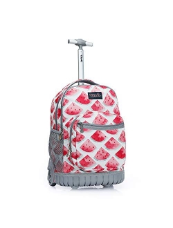 Rolling Backpack 19 inch Wheeled LAPTOP Boys Girls Travel School Student Trip