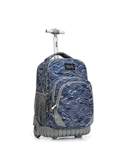 Rolling Backpack 19 inch Wheeled LAPTOP Boys Girls Travel School Student Trip