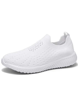 Zuwoigo Women's Slip-on Sneakers Casual Balenciaga Look Lightweight Breathable Walking Shoes