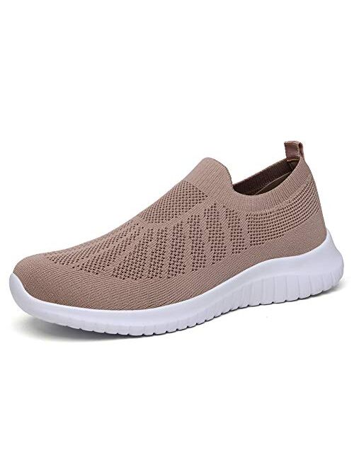 Zuwoigo Women's Slip-on Sneakers Casual Balenciaga Look Lightweight Breathable Walking Shoes