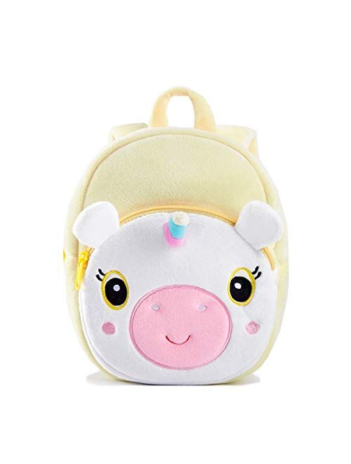 Cute Kids Toddler Backpack Plush Toy Animal Cartoon Children Bag for 2~5 Years Baby