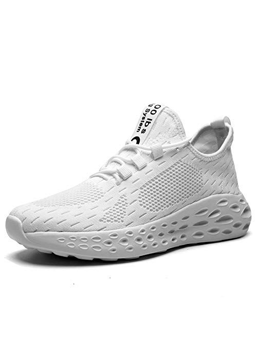 Mevlzz Mens Running Shoes Slip on Walking Shoes Fashion Breathable Sneakers Mesh Soft Sole Casual Athletic Lightweight