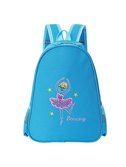 BAOHULU Toddler Backpack Ballet Dance Bag 9 Colors for Girls 2-8Y