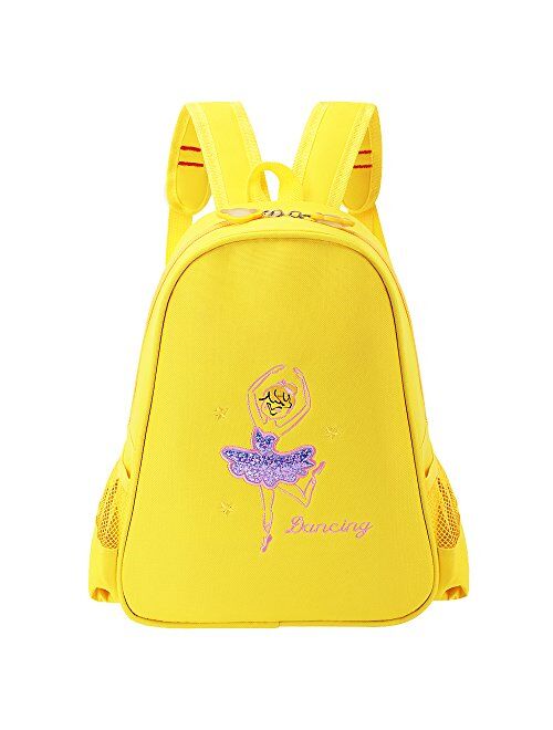 BAOHULU Toddler Backpack Ballet Dance Bag 9 Colors for Girls 2-8Y