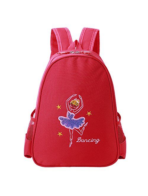 BAOHULU Toddler Backpack Ballet Dance Bag 9 Colors for Girls 2-8Y