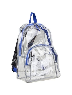 Eastsport Clear Dome Backpack with Adjustable Printed Padded Straps