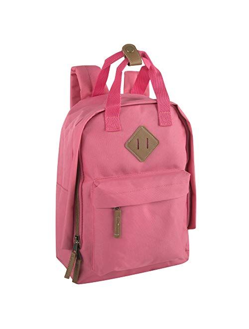 Canvas Mini Backpack for Everyday & Day Pack Rucksack in Solid Color Blocks