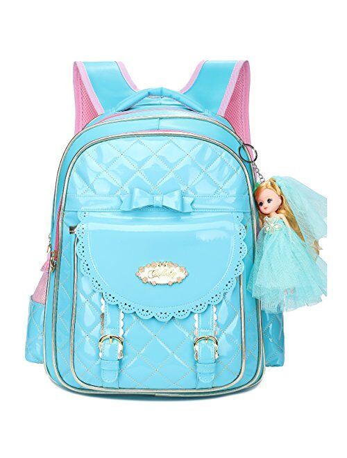 Backpack for Girls, Waterproof Kids Backpacks School Bag Toddler Bookbags Cute Travel Daypack