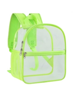 Clear Backpack Mini Stadium Approved, Cold-Resistant See Through Backpack, Water proof Transparent Backpack for Work, Security Travel, Concert & Sport Event