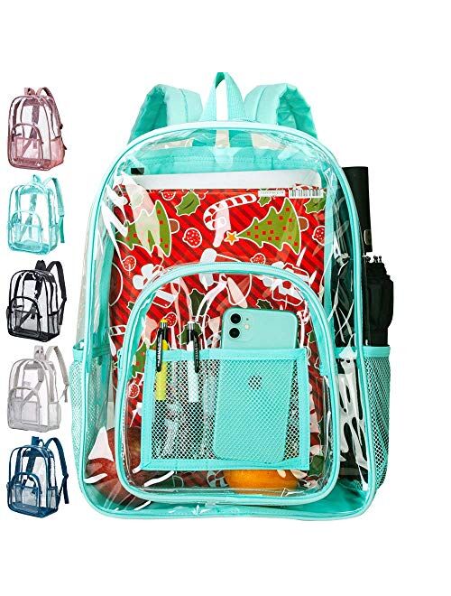 Clear Backpack, Transparent Backpacks Stadium Approved, Heavy Duty See Through Backpack