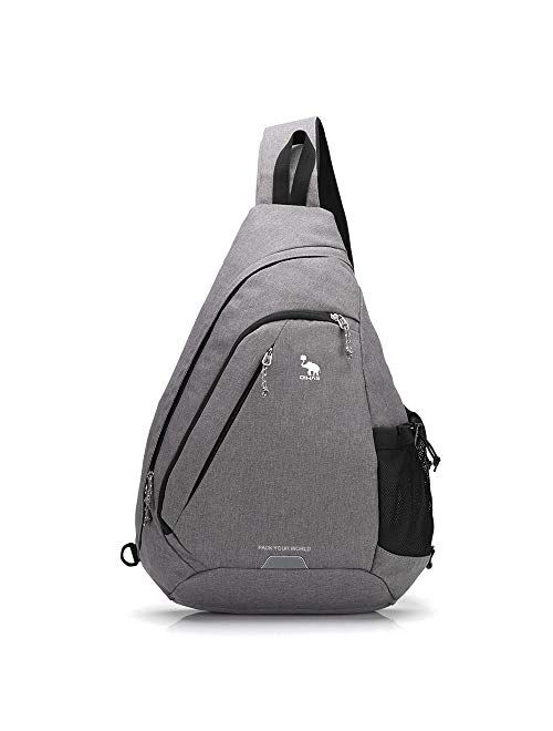 OIWAS One Strap Backpack for Men Single Strap Backpack Sling Bag Crossbody Shoulder Daypack for Boys Women