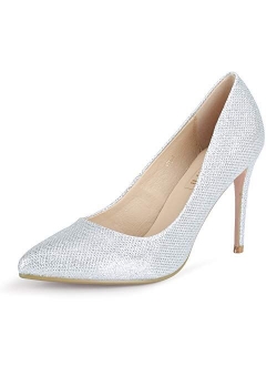 Women's IN4 Classic Pointed Toe High Heels Pumps Wedding Dress Office Shoes