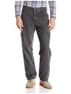 Authentics Men's Authentics Fleece-Lined Cargo Pant, Anthracite Twill, 30x32