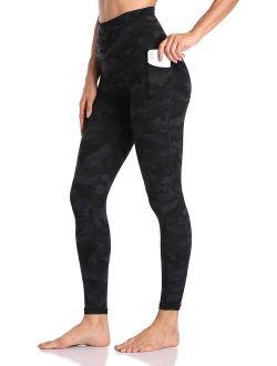 Women's High Waisted Yoga Pants 7/8 Length Leggings with Pockets