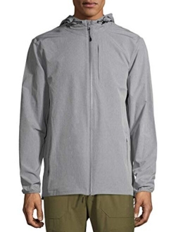 Men's Long-Sleeve Full Zip Lightweight Hooded Jacket