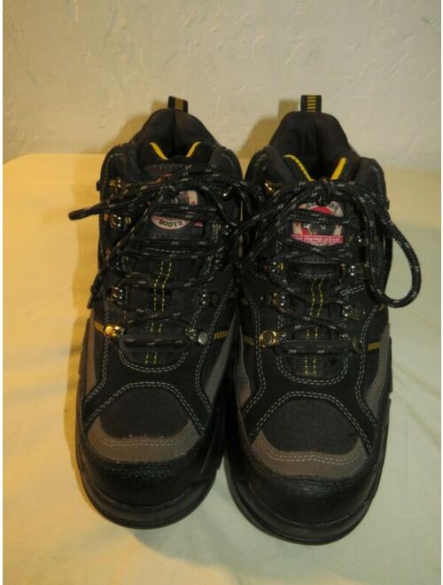 Brahma Steel Toe Boots Mens Black Leather Kane Waterproof Hiking Work Size 7.5