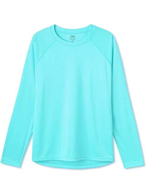 CQR Women's UPF 50+ Long Sleeve UV/Sun Protection T-Shirt, Outdoor Cool Dry Athletic Performance Hiking Shirts