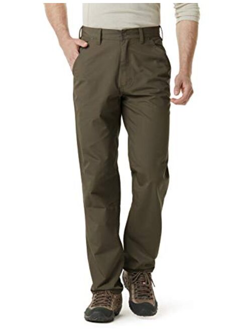 CQR Men's Ripstop Work Pants, Water Repellent Tactical Pants, Outdoor Utility Operator EDC Straight/Cargo Pants