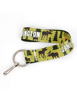 Buttonsmith Animals Lanyard - Premium with Buckle, Breakaway and Wristlet - Made in The USA