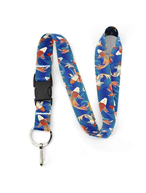 Buttonsmith Animals Lanyard - Premium with Buckle, Breakaway and Wristlet - Made in The USA