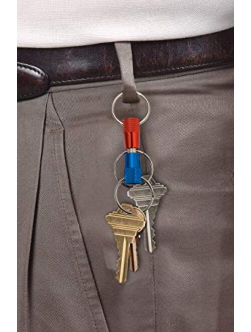 Lucky Line 3-Way Pull Apart Keychain, Blue and Red, 1 Pack (71701)