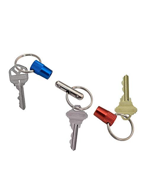 Lucky Line 3-Way Pull Apart Keychain, Blue and Red, 1 Pack (71701)