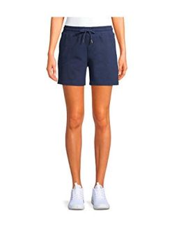 Athletic Works Plus Core Knit Capri Pants with Drawstring Blue