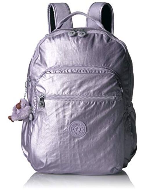 Kipling Seoul Go Laptop Backpack, Padded, Adjustable Backpack Straps, Zip Closure Laptop Backpack