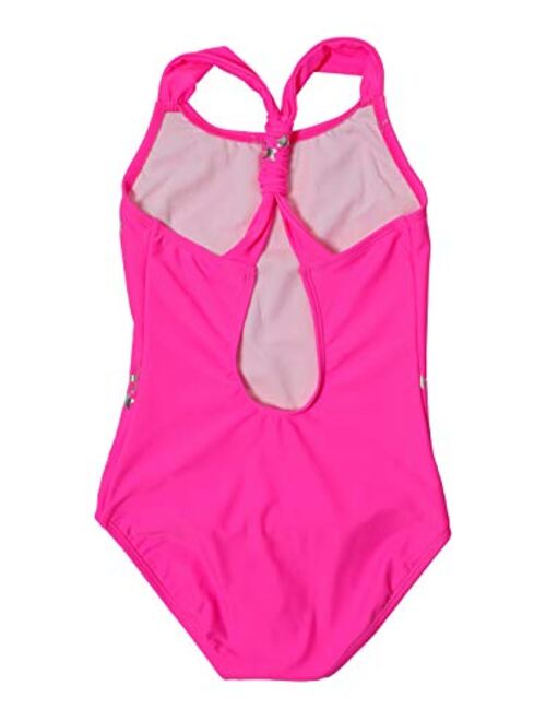 Buy DUSISHIDAN Girls' One-Piece Swimsuit Cute Bathing Suit online ...